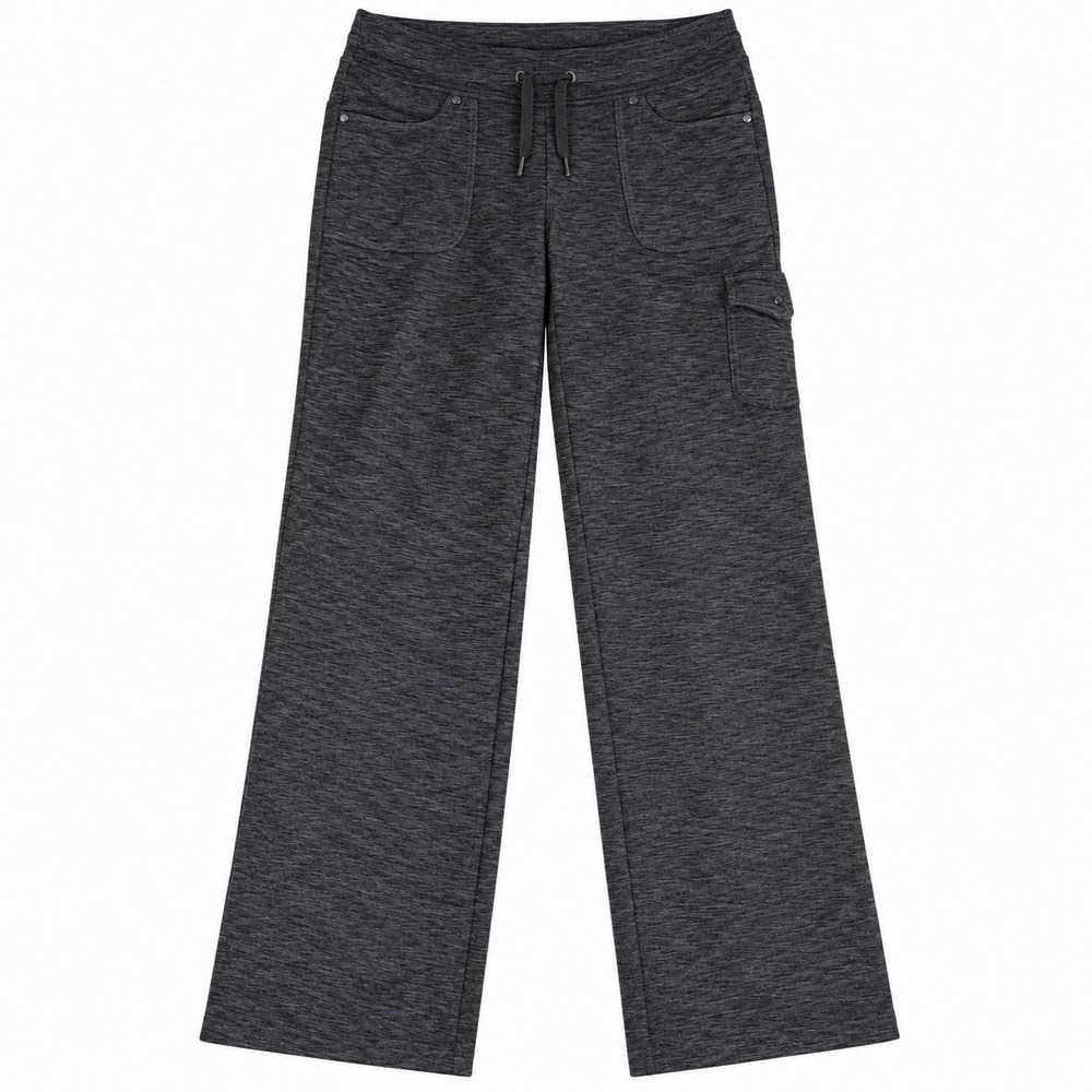 Kuhl Sweatpants Womens 10 Gray Knit Cargo Stretch Breathable Travel MOVA